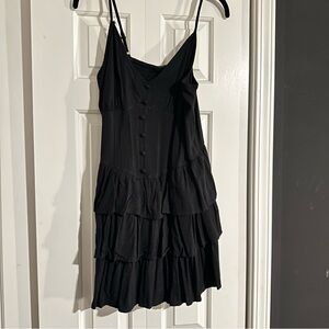 Wild Fable Black Tiered SunDress Large